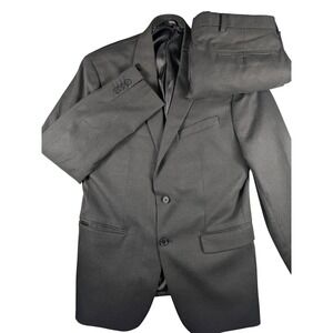 Banana Republic Slim Fit Mens Gray‎ Two Button Suit Jacket 42 R Pants 35x29